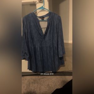 Shirt 2x blue